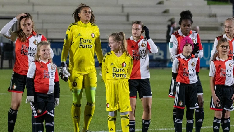 Feyenoord Vrouwen 1 wint en sluit eerste seizoenshelft af