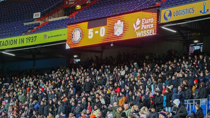 Feyenoord past uitvak aan om veiligheidsredenen