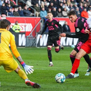 Spannend duel tussen FC Utrecht en Feyenoord kent geen winnaar