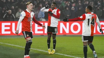 Eenvoudige overwinning Feyenoord tegen NEC