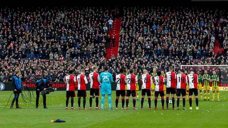 Minuut stilte voorafgaand aan achtste finales KNVB Beker 