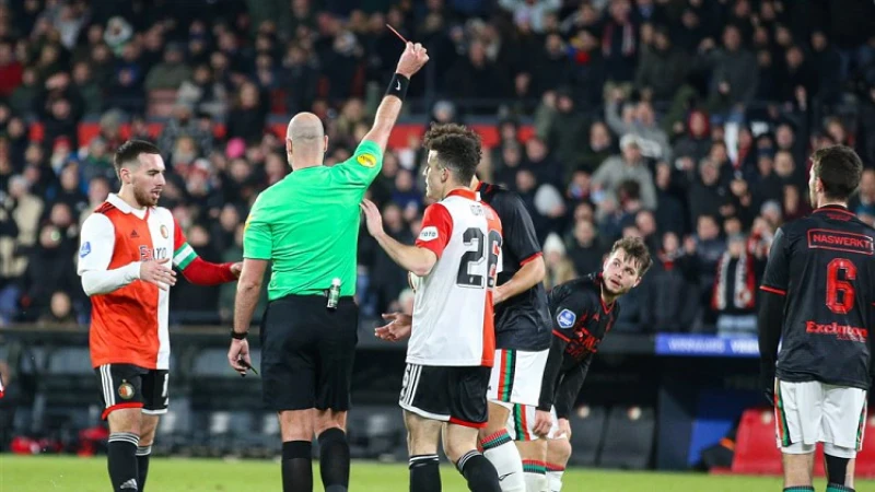 De onafhankelijke commissie van beroep betaald voetbal spreekt Sandler vrij na rode kaart tegen Feyenoord