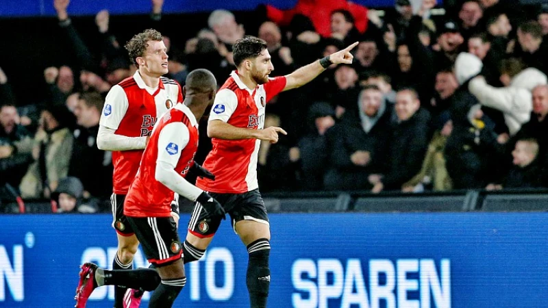 Eén Feyenoorder in team van de maand eredivisie