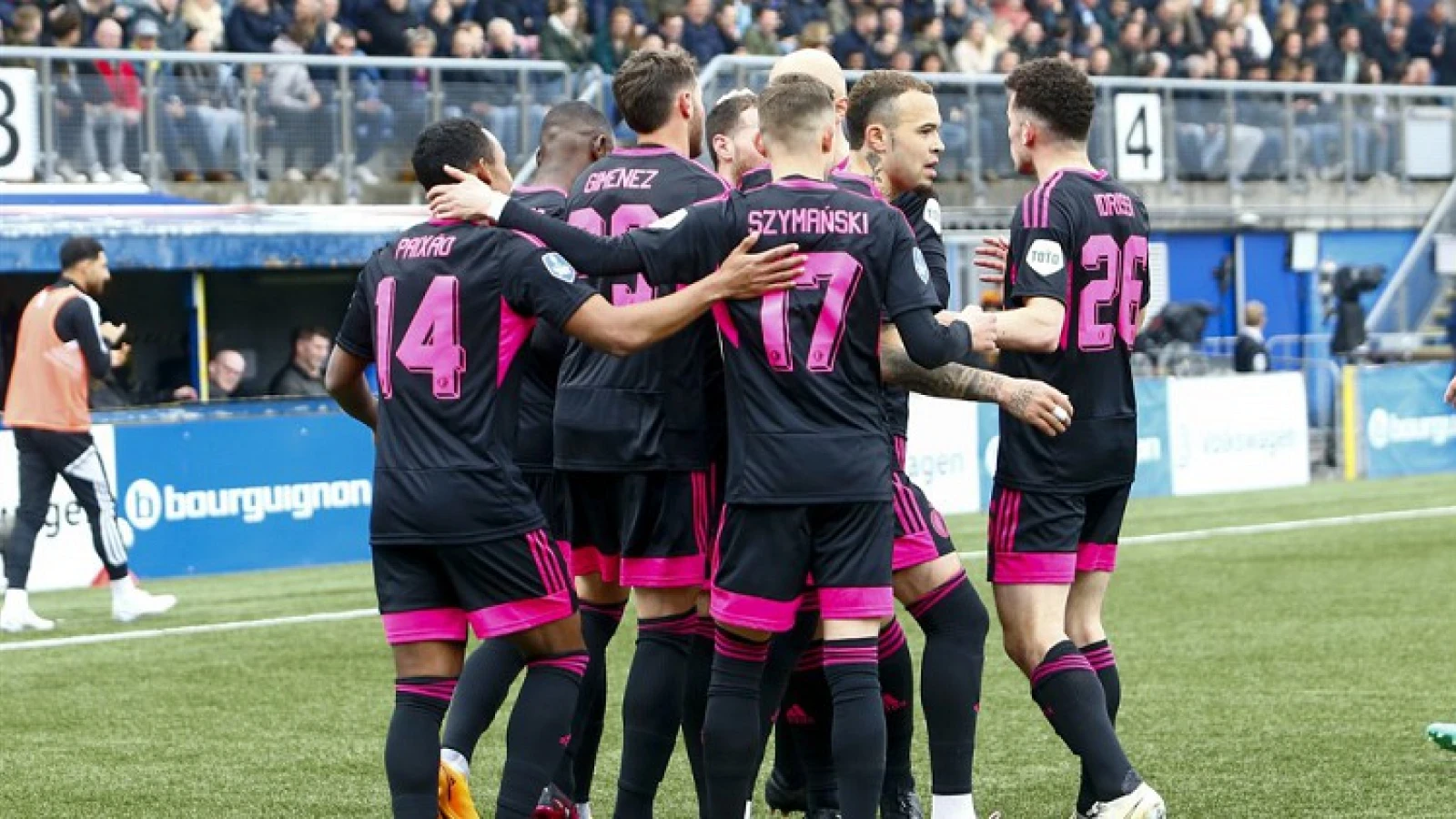 Feyenoord weet uitwedstrijd van SC Cambuur te winnen