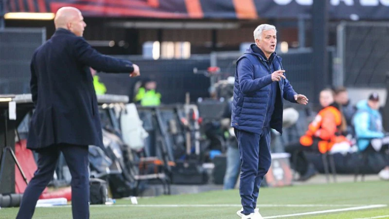 Mourinho: 'Ik weet alleen dat we twee goals meer moeten maken dan Feyenoord'