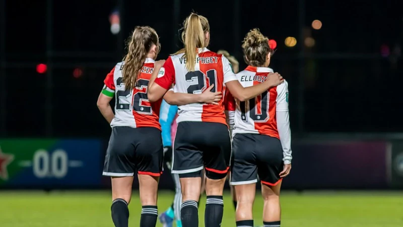 Feyenoord Vrouwen 1 verliest van Excelsior Vrouwen