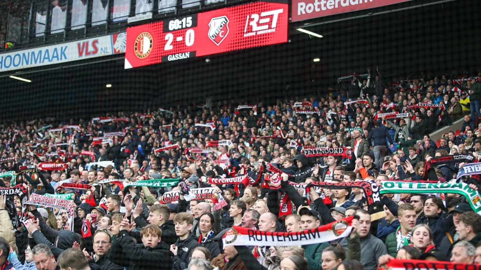 STAND | Feyenoord wint en kan zich opmaken voor landstitel