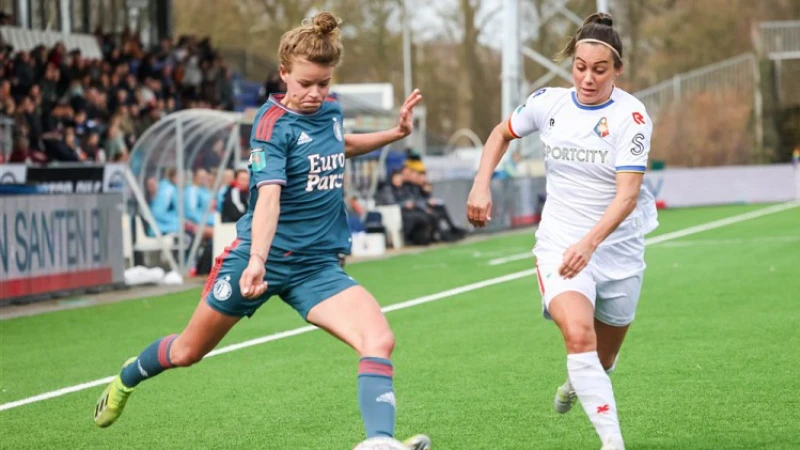 Feyenoord Vrouwen 1 verliest van FC Twente Vrouwen