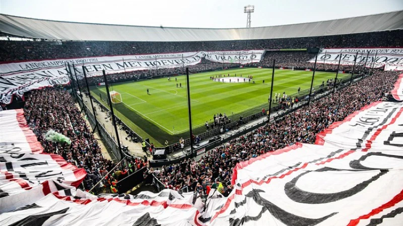 VIDEO | Dit is het prachtige spandoek voor aanvang van de wedstrijd tussen Feyenoord en Go Ahead Eagles