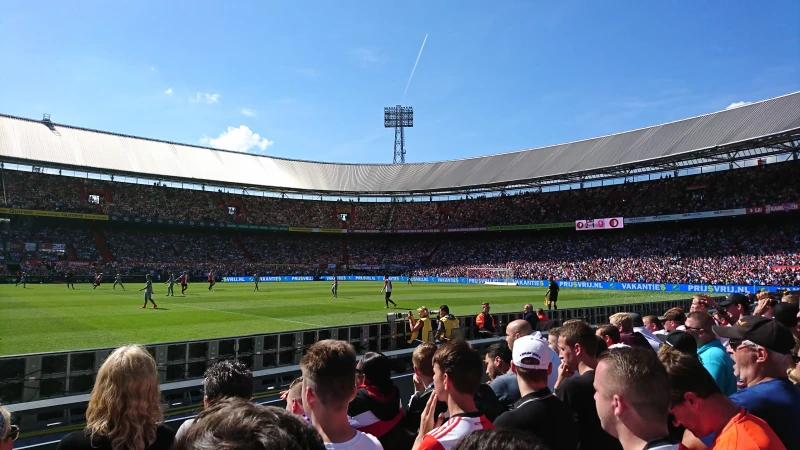 Feyenoord O-21 oefent tegen vv Smitshoek