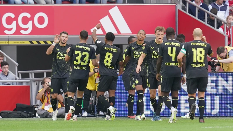STAND | Feyenoord blijft op de vierde plaats in de Eredivisie