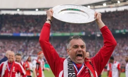 Pusic nam gisteren afscheid van het team