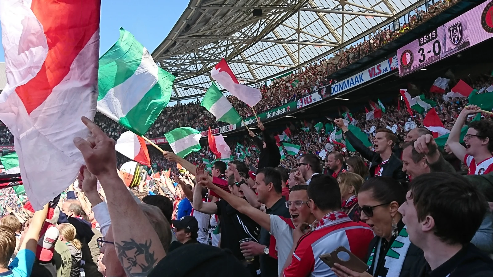 Feyenoord ook populair op sociale media