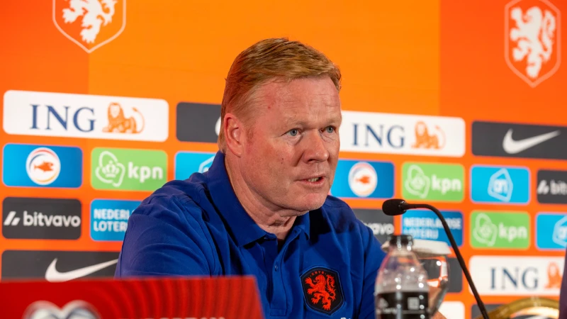 Koeman: 'Daar ben ik nog niet over uit wie gaat keepen tegen Ierland'