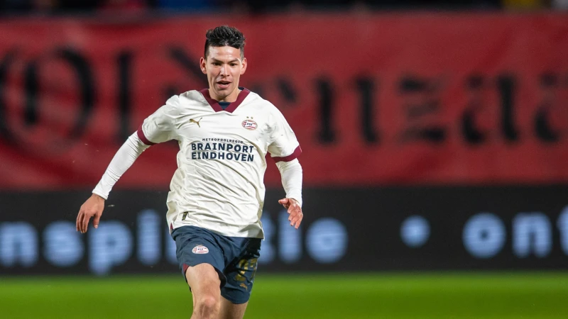 Lozano mist wedstrijd tegen Feyenoord