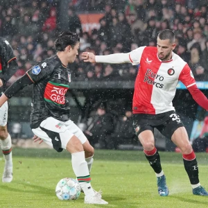 Feyenoord speelt teleurstellend gelijk tegen NEC Nijmegen