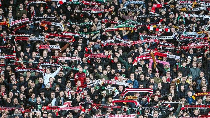 Geen uitsupporters bij wedstrijden tussen Feyenoord en AS Roma