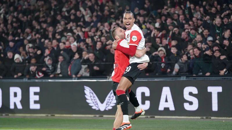 Feyenoord plaatst zich voor halve finale TOTO KNVB Beker door winst op AZ