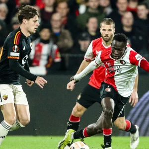 Feyenoord speelt in De Kuip gelijk tegen AS Roma