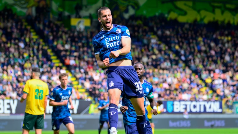 Nipte overwinning Feyenoord in uitwedstrijd tegen Fortuna Sittard