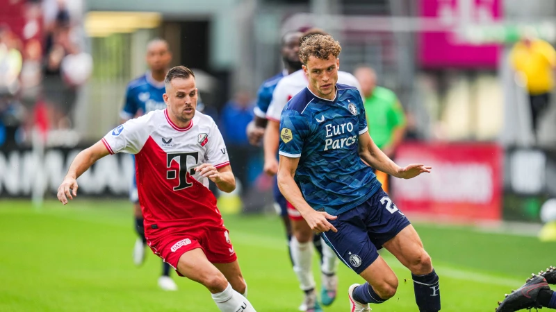 Mats Wieffer dit seizoen niet meer in actie voor Feyenoord