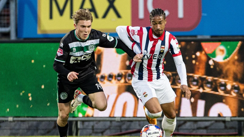 Willem II en FC Groningen promoveren naar Eredivisie
