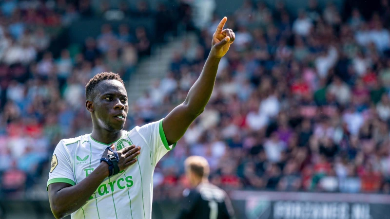 'Minteh op de radar van Premier League club'