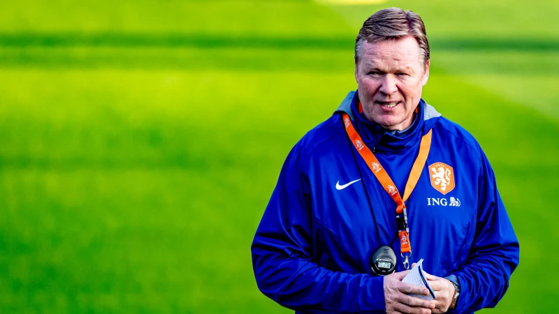 Koeman: 'Dat hebben we gisterenavond gedaan op basis van wat ook de medische staf schetste'