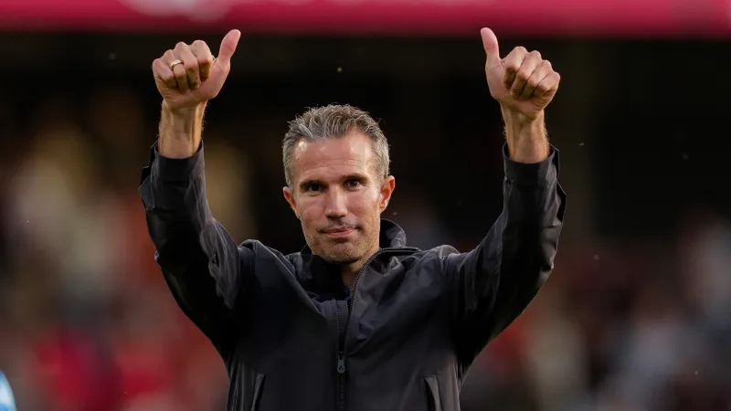 Van Persie: 'Ik had de eer om dat vanochtend aan de heren te vertellen'