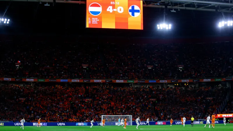Nederland wint eenvoudig van Finland