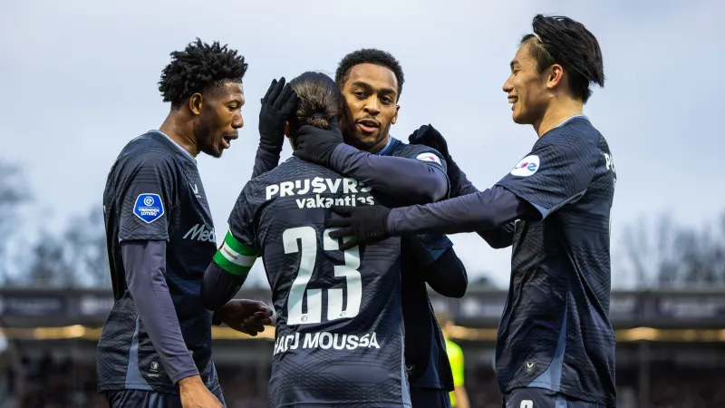 Feyenoord wint met 1-2 van Telstar in lastige wedstrijd