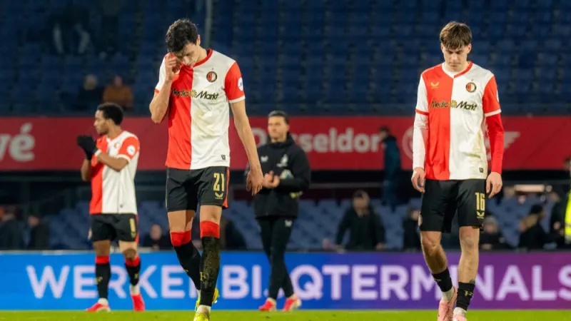 STAND | Feyenoord ziet Ajax op ranglijst naderen
