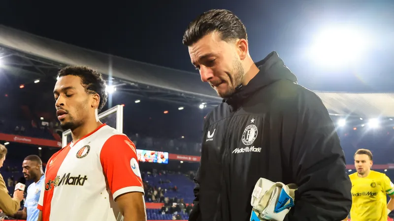 Krabbendam over Van Persie en Timber: 'Na de wedstrijd hebben ze neus aan neus gestaan'