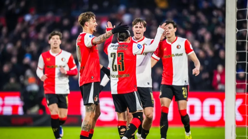 Feyenoord wint in De Kuip van Heracles Almelo
