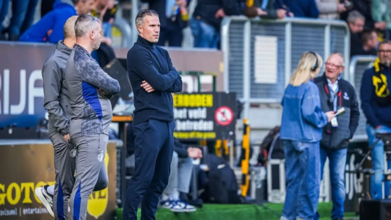 Van Persie: 'Uiteindelijk zijn we heel blij dat we de doelstelling hebben gehaald'