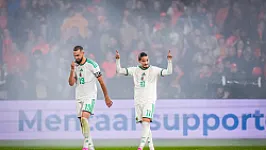 Feyenoorders op het WK | Algerije ziet de grote 'Messi-show', Hadj Moussa begon in de basis