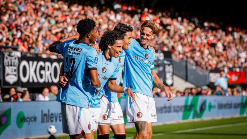 Feyenoord wint knap van NEC Nijmegen