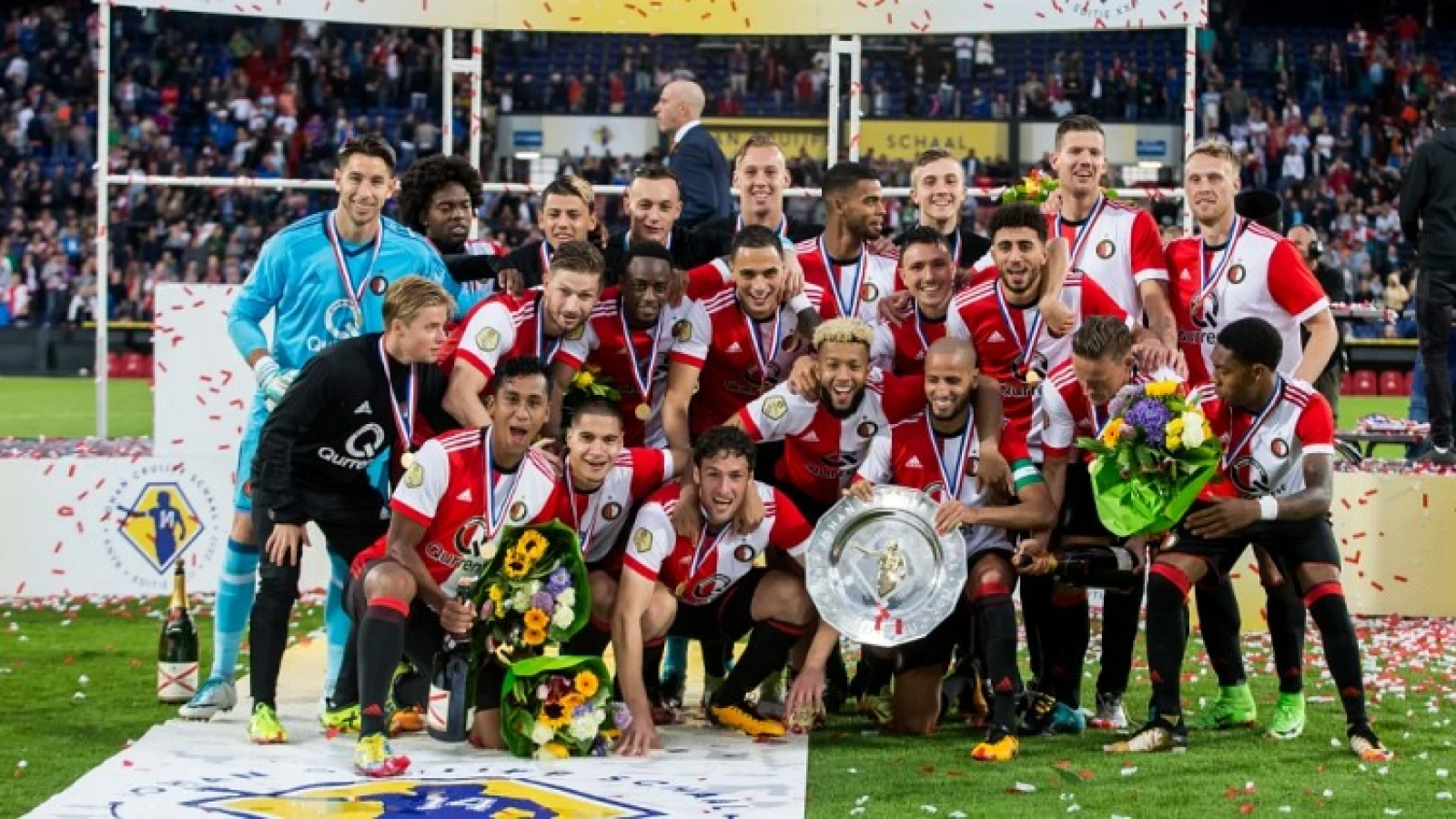 VIDEO | Feyenoord ontvangt de Johan Cruijff Schaal