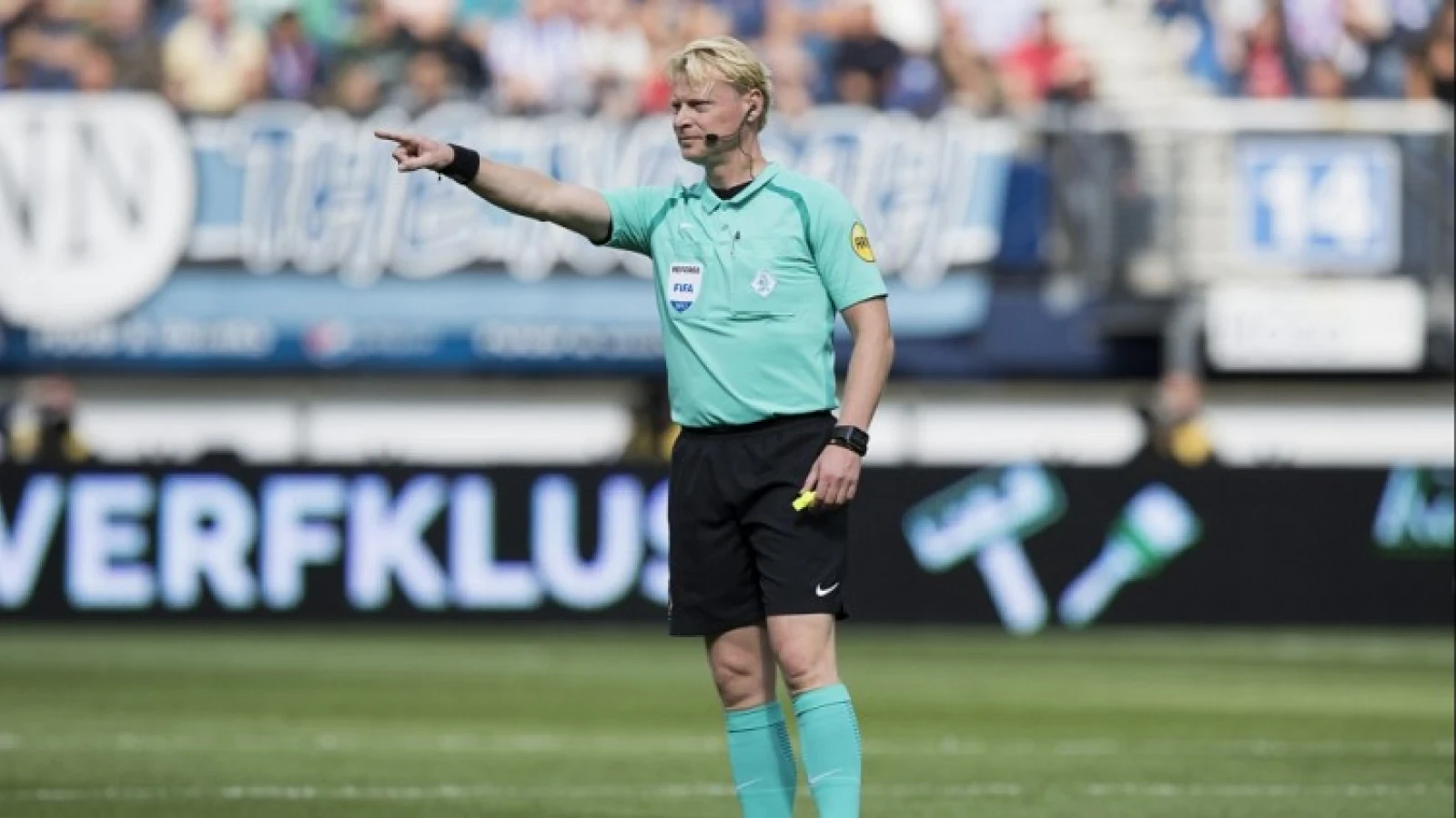 Kevin Blom zaterdag scheidsrechter bij Roda JC - Feyenoord
