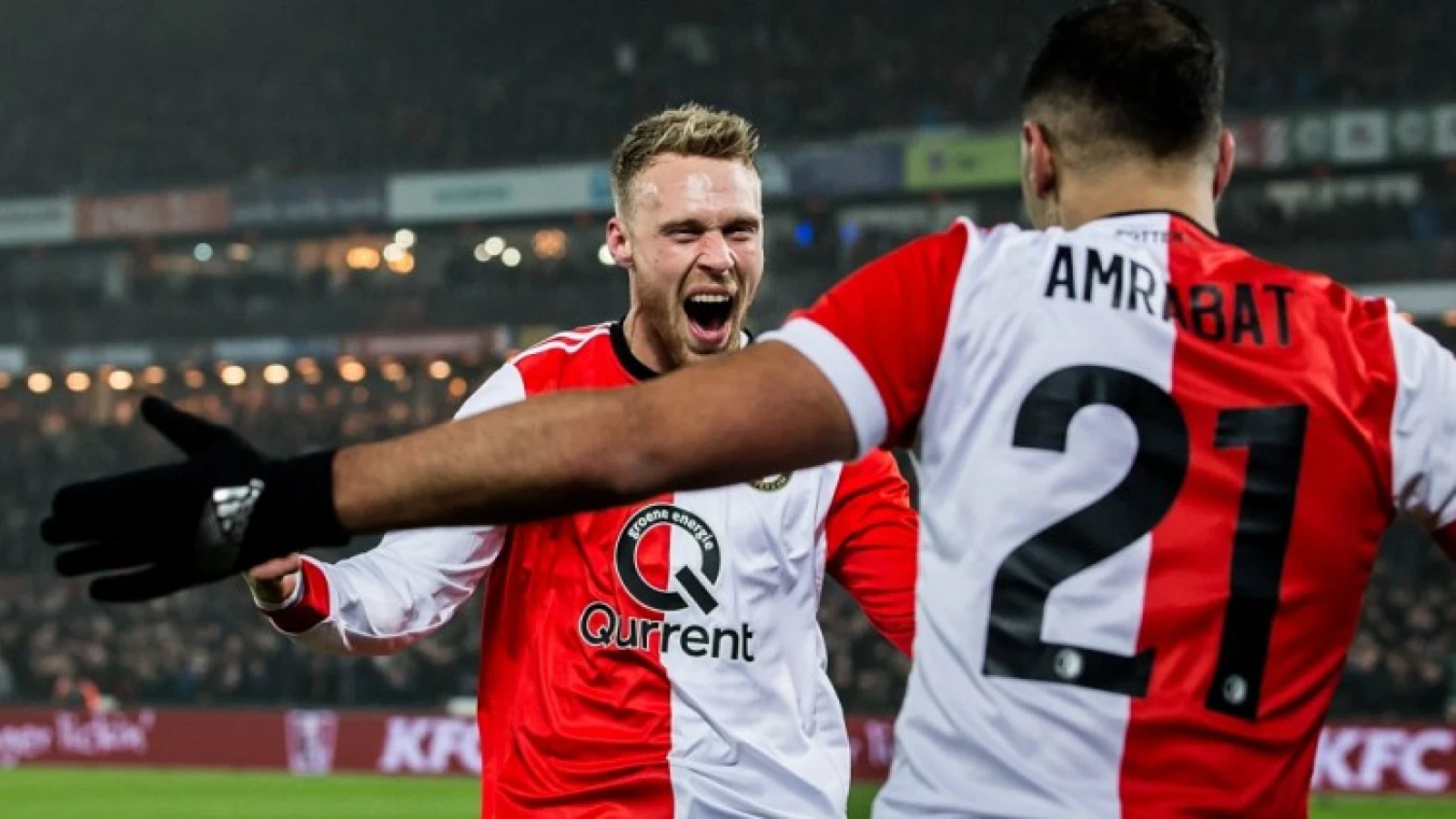 Eredivisie: Feyenoord ziet concurrenten punten verspelen en klimt naar plek vijf