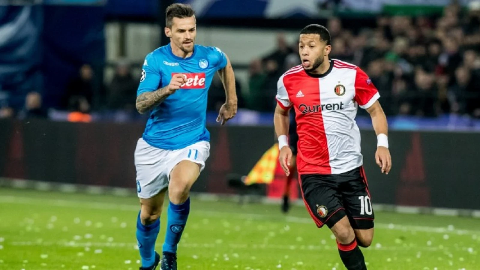 'Feyenoord deelt een morele klap uit aan Napoli'
