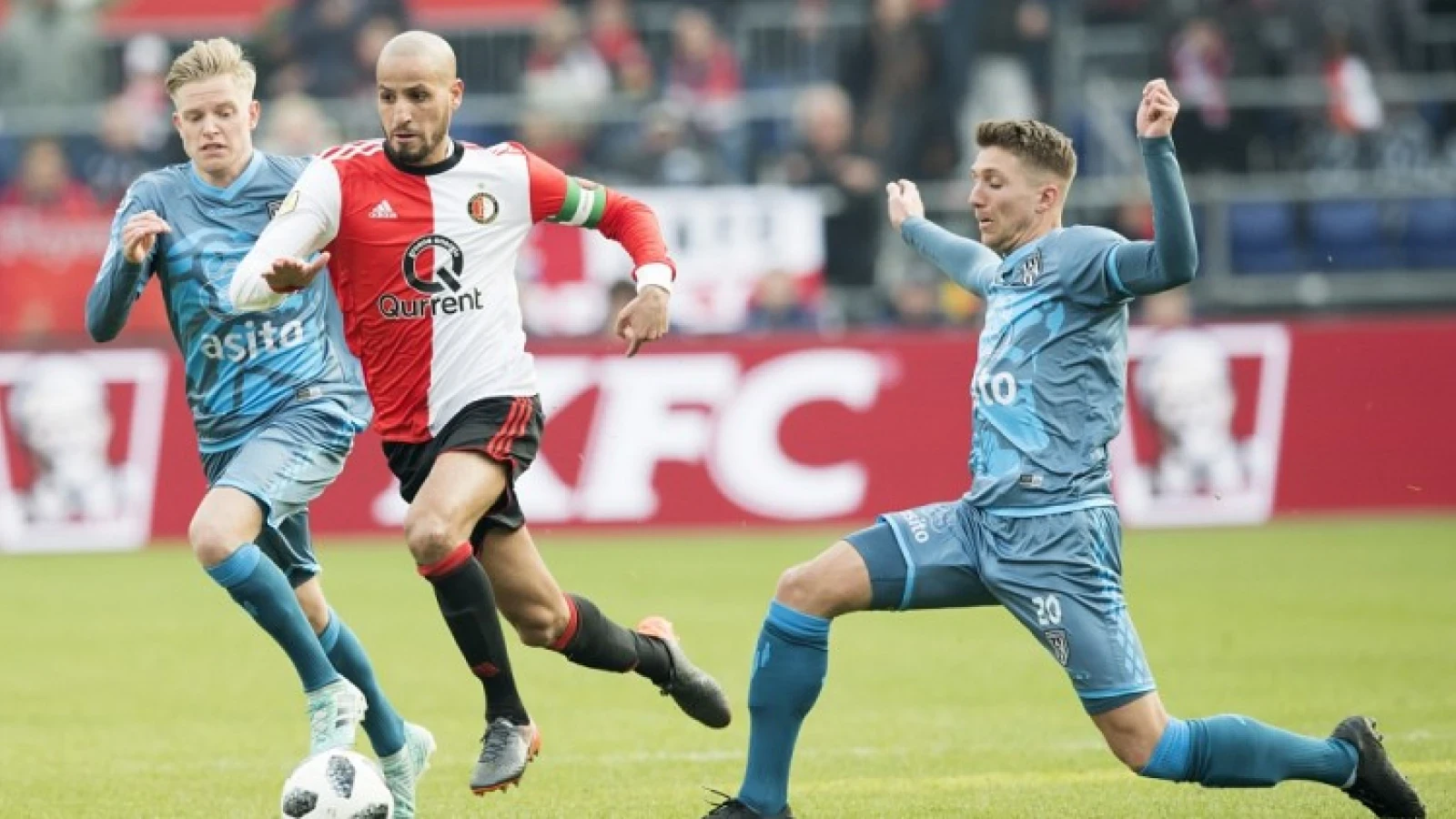 Zes Feyenoorders moeten extra op hun tellen passen in wedstrijd tegen Willem II
